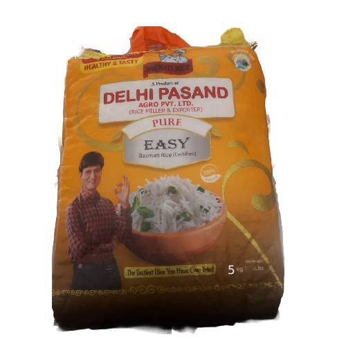 Delhi pasand basmati rice easy 5kg(tukda)