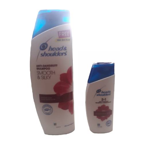 head shoulders Anti Dandruff smooth silky free head 2 in 1 conditioners